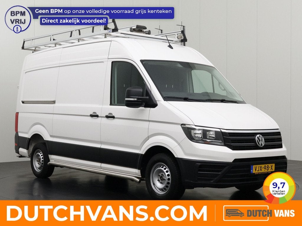 Volkswagen Crafter 2.0TDI 140PK L3H3 "Van den Born" Glasrest, Auto's, Stof, Gebruikt, 4 cilinders, Volkswagen