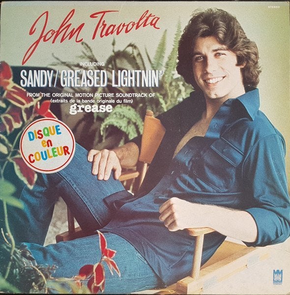 ROOD VINYL FRANSE LP John Travolta GREASE SANDY ZELDZAAM, Cd's en Dvd's, Vinyl | Pop, LP, Zo goed als nieuw, 12 inch, Verzenden