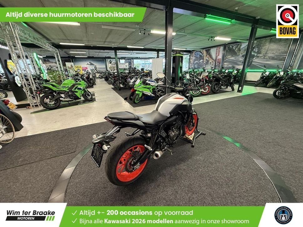 Yamaha MT 07 ABS (bj 2019) 16,517 km, Motoren, 2 cilinders, Motorrijbewijs A, Bedrijf, Onbekend