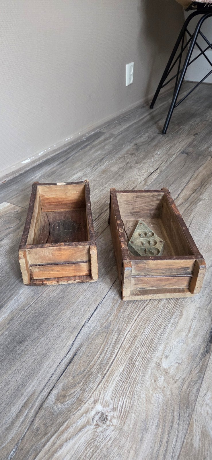 2 kistjes (set), Huis en Inrichting, Ophalen, 50 tot 100 cm, Minder dan 50 cm