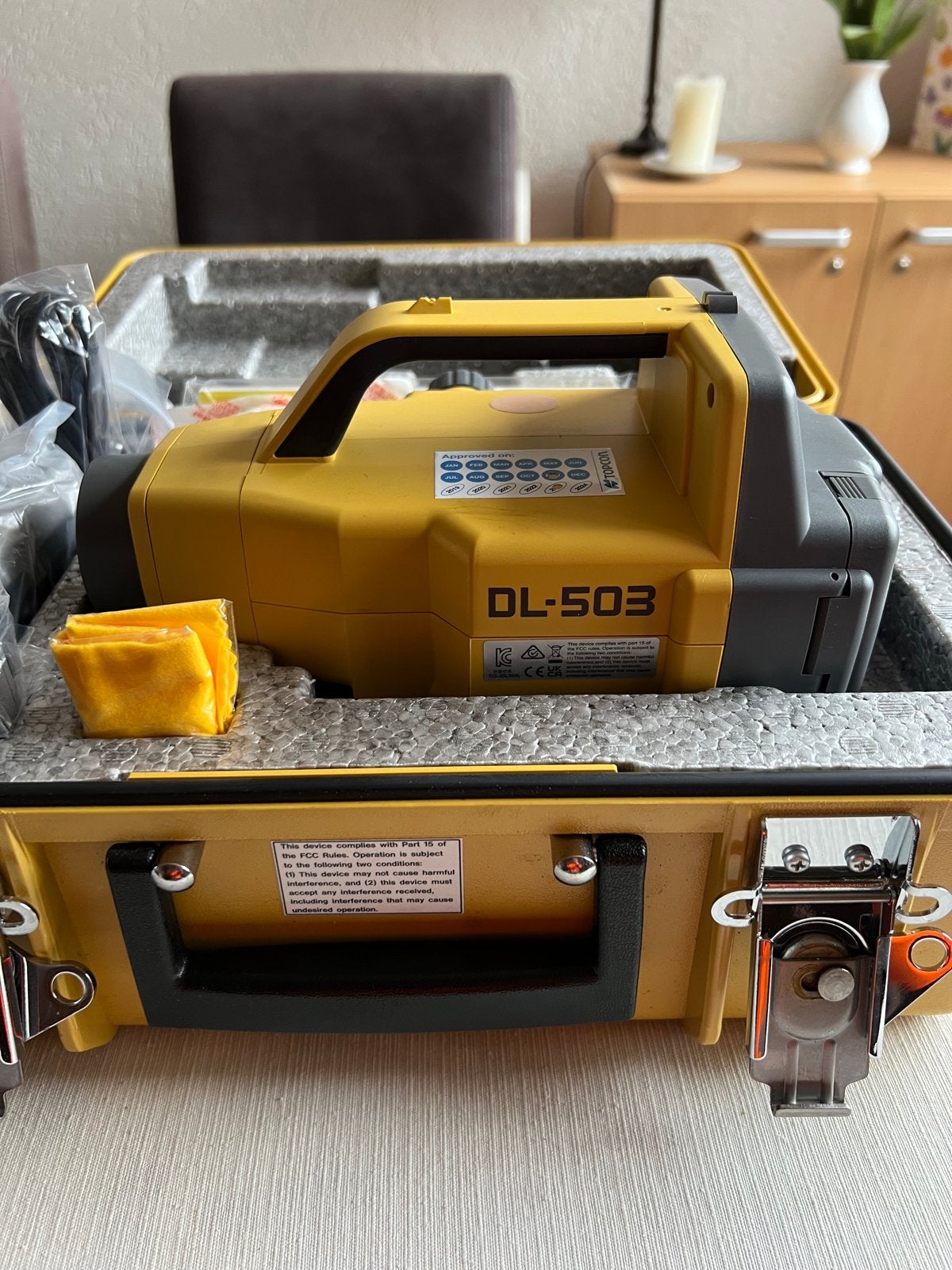 Topcon DL-503 Digitale Waterpas - Zo goed als nieuw, Ophalen, Zo goed als nieuw, Overige meters