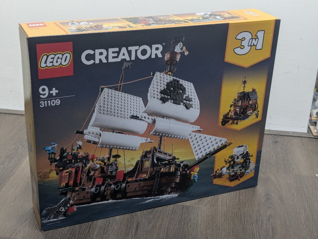 LEGO Creator Piratenschip 3in1 31109 Nieuw, Lego, Nieuw, Compleet, Complete set