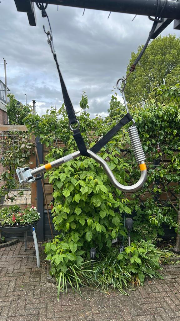 Te koop hondenfietsbeugel, Dieren en Toebehoren, Honden-accessoires, Ophalen of Verzenden, Zo goed als nieuw
