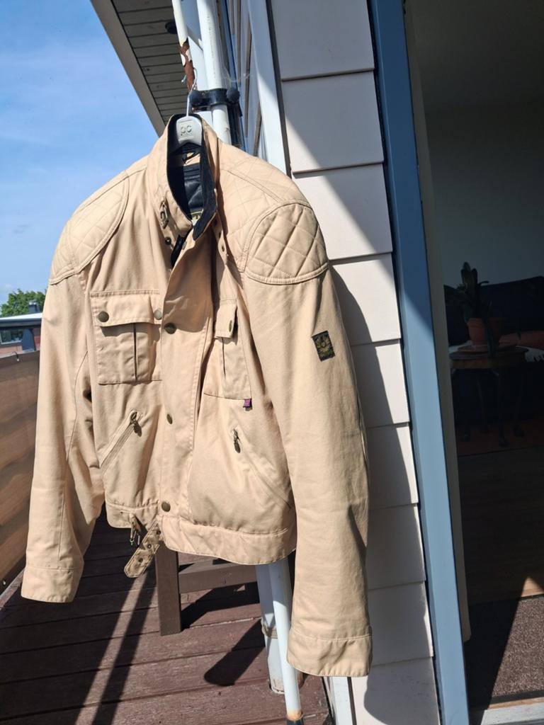 Belstaff XL Katoenen Jas - Origineel en Mooi, Motoren, Ophalen of Verzenden