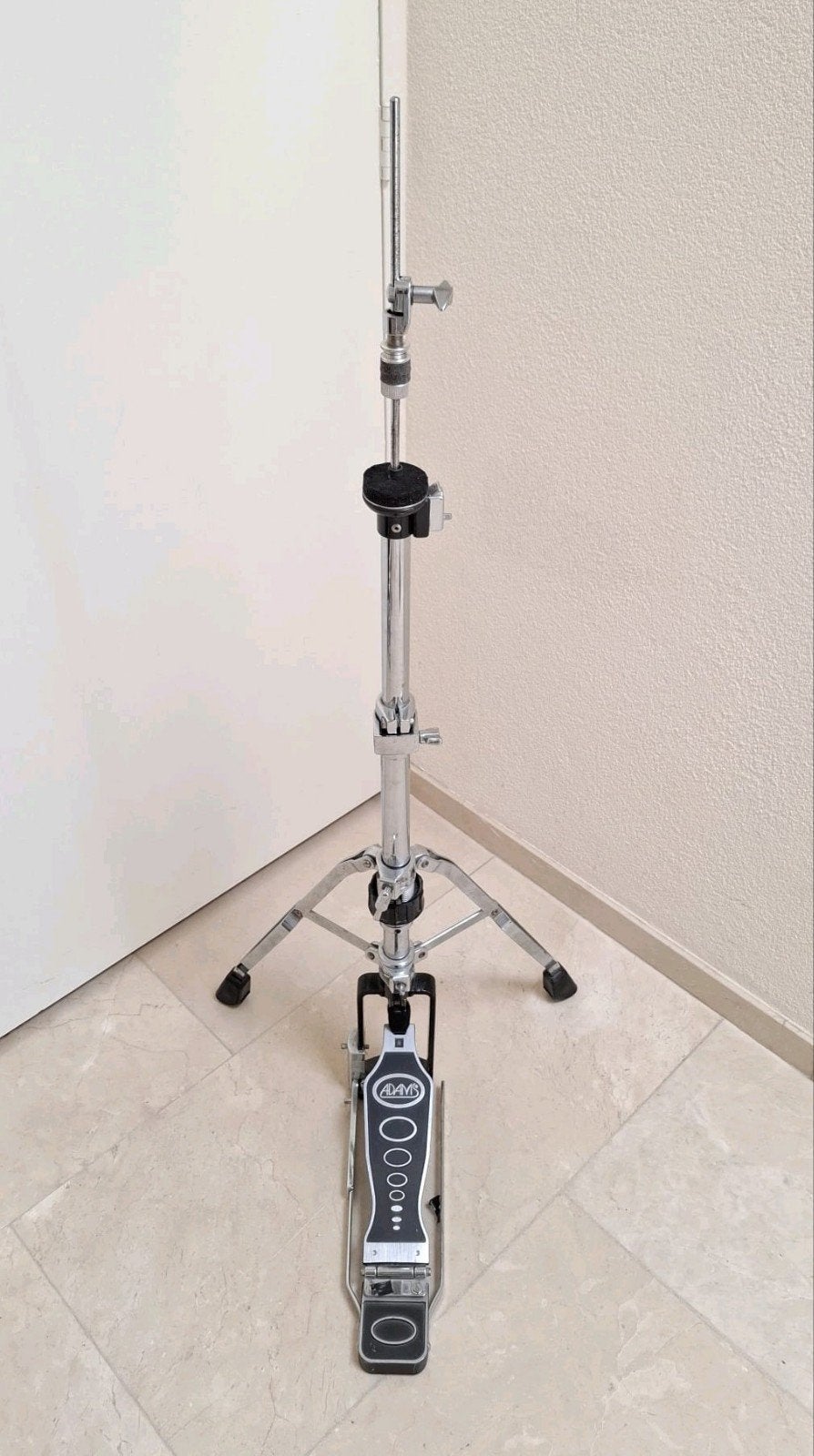 Adams hihatstandaard hi hat stand / hihat standaard statief, Gebruikt, Instrumentstandaard, ., Drums of Percussie