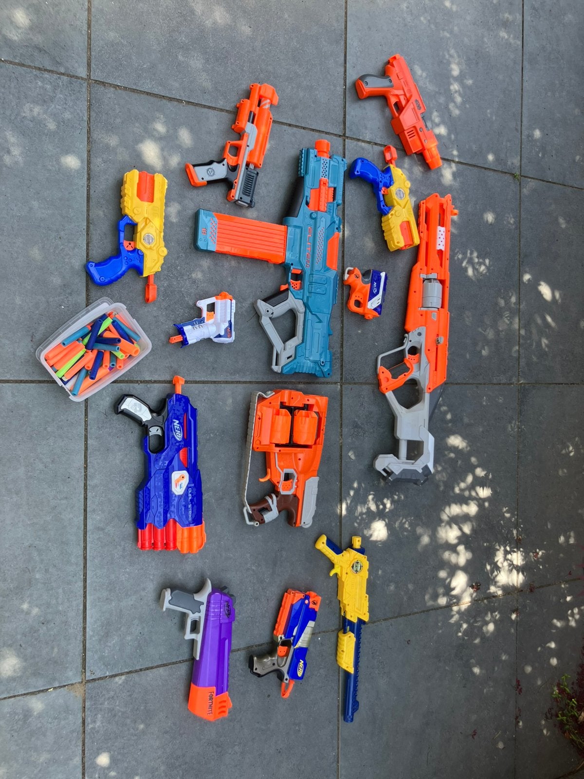 Nerf guns, Ophalen, Gebruikt