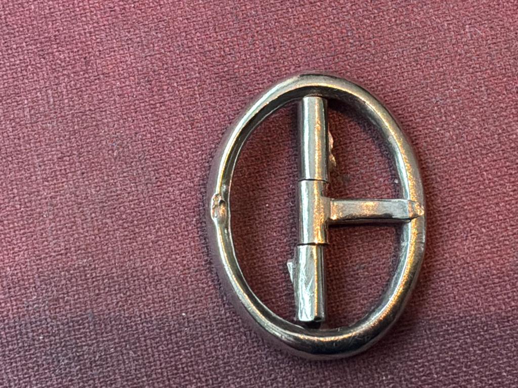 Zilveren Gesp bodemvondst, Antiek en Kunst, Antiek | Goud en Zilver, Ophalen of Verzenden