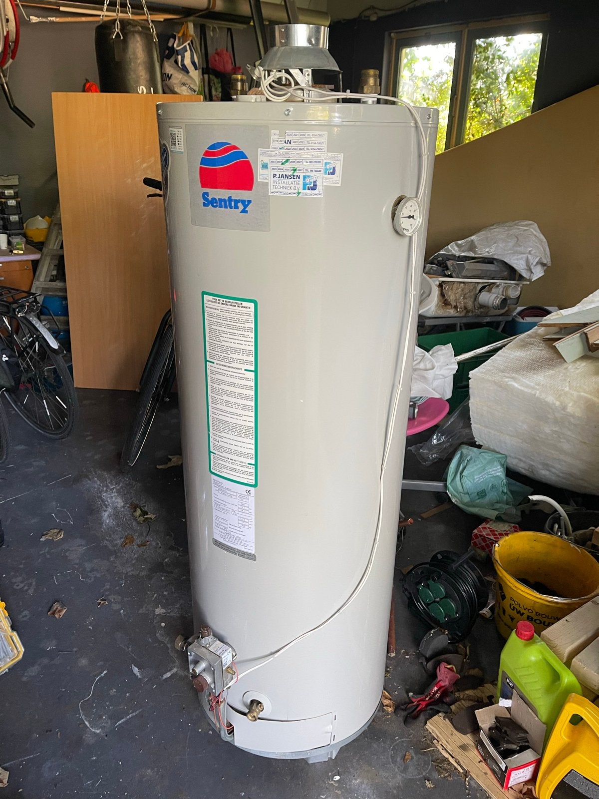 CV Boiler Sentry 388L - Benzine - Goede Staat, Ophalen of Verzenden, Gebruikt, Cv-ketel of Combi-ketel