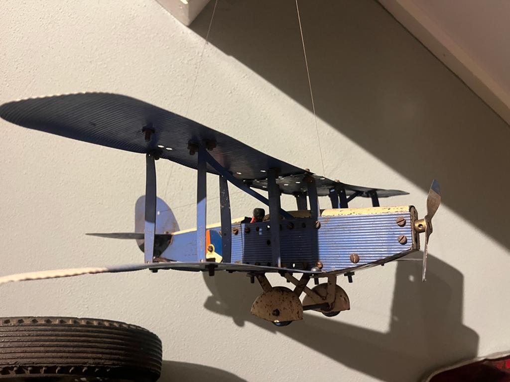 2 antieke meccano constructor vliegtuigen zoldervondst, Ophalen