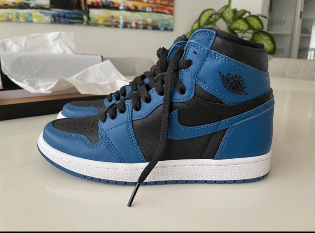 Air Jordan 1 Retro High OG Dark Marina, Kleding | Dames, Schoenen, Blauw, Nieuw, Ophalen of Verzenden, Sneakers of Gympen