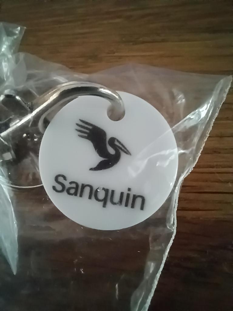 Winkelwagenmuntje Sanquin, Ophalen