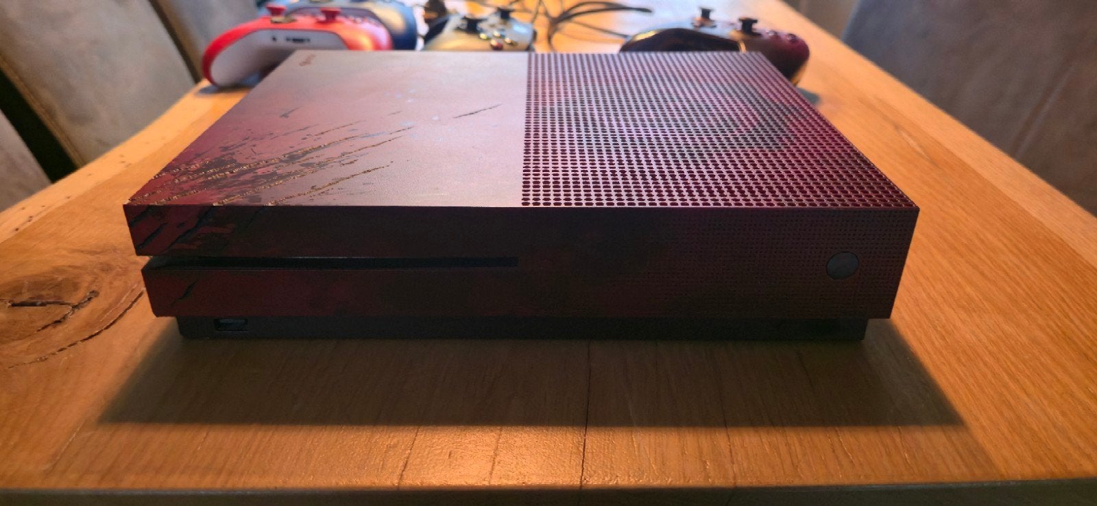 Xbox One S Gears of War 4 Limited Edition met 4 controllers, Spelcomputers en Games, Ophalen of Verzenden, Gebruikt, Met 3 controllers of meer