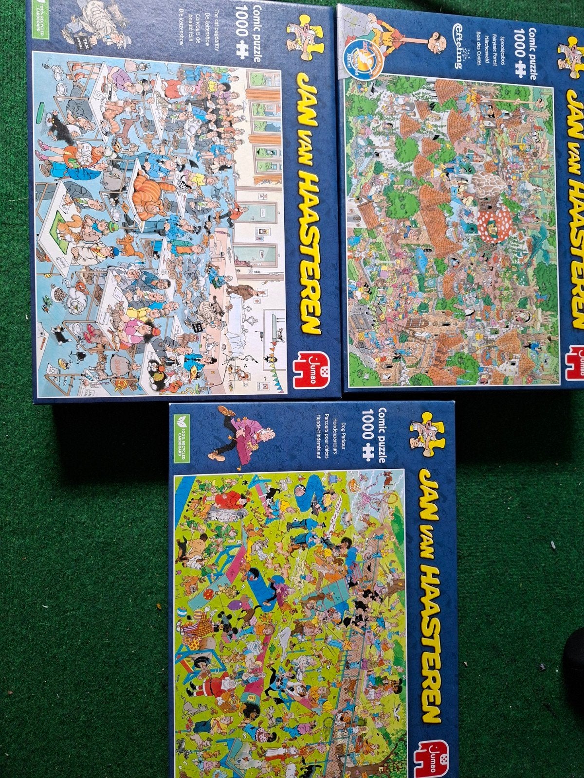Jan van Haasteren puzzels 1000 stukjes, Ophalen of Verzenden, 500 t/m 1500 stukjes, Gebruikt, Legpuzzel
