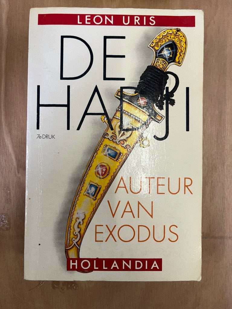 Boek:  De hadji, Leon Uris, Ophalen of Verzenden, Zo goed als nieuw, Leon Uris, Wereld overig