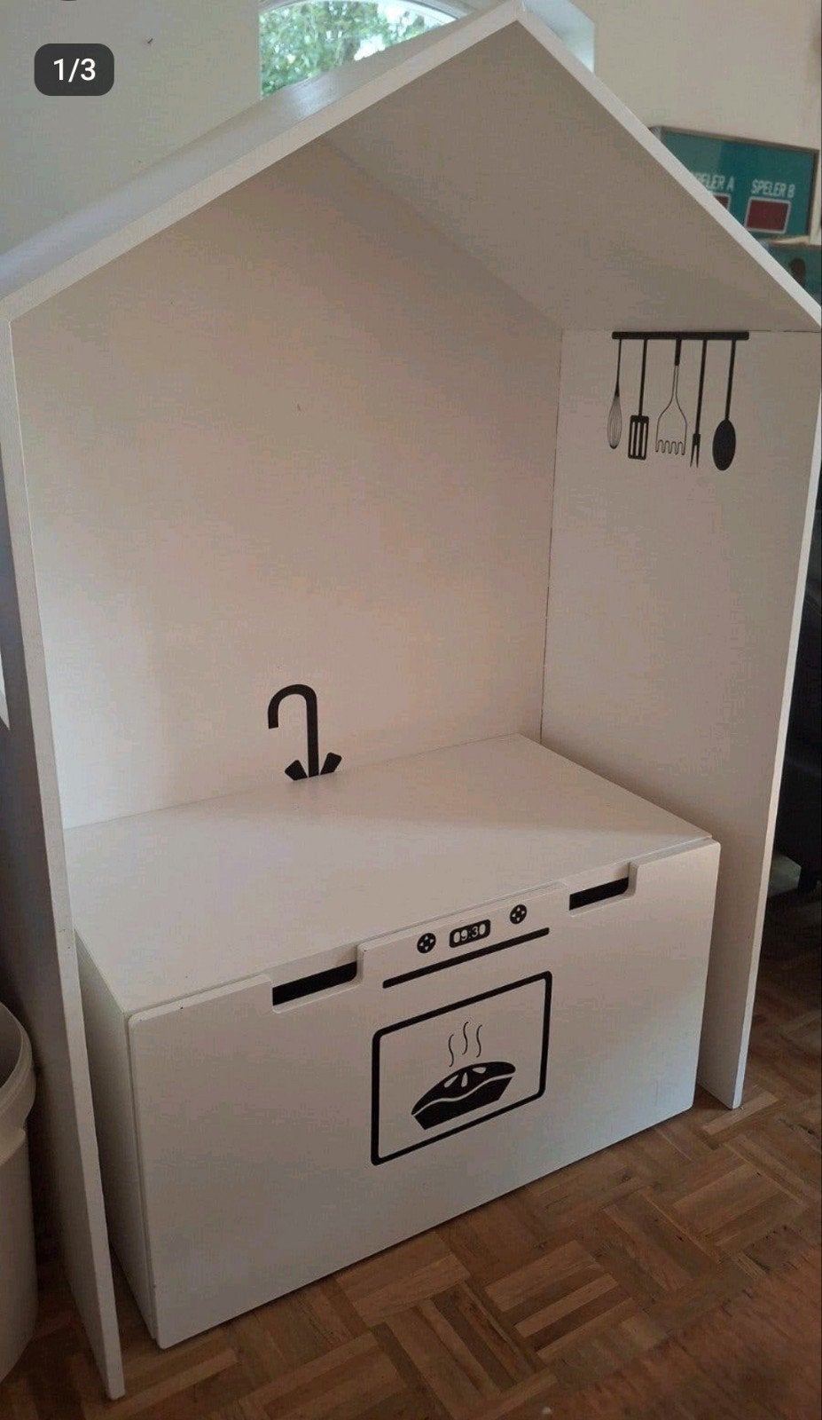 Leuk speelhuisje / keuken met opbergbak
56 cm diep en circa, Kinderen en Baby's, Ophalen, Gebruikt, Minder dan 75 cm, 50 tot 70 cm