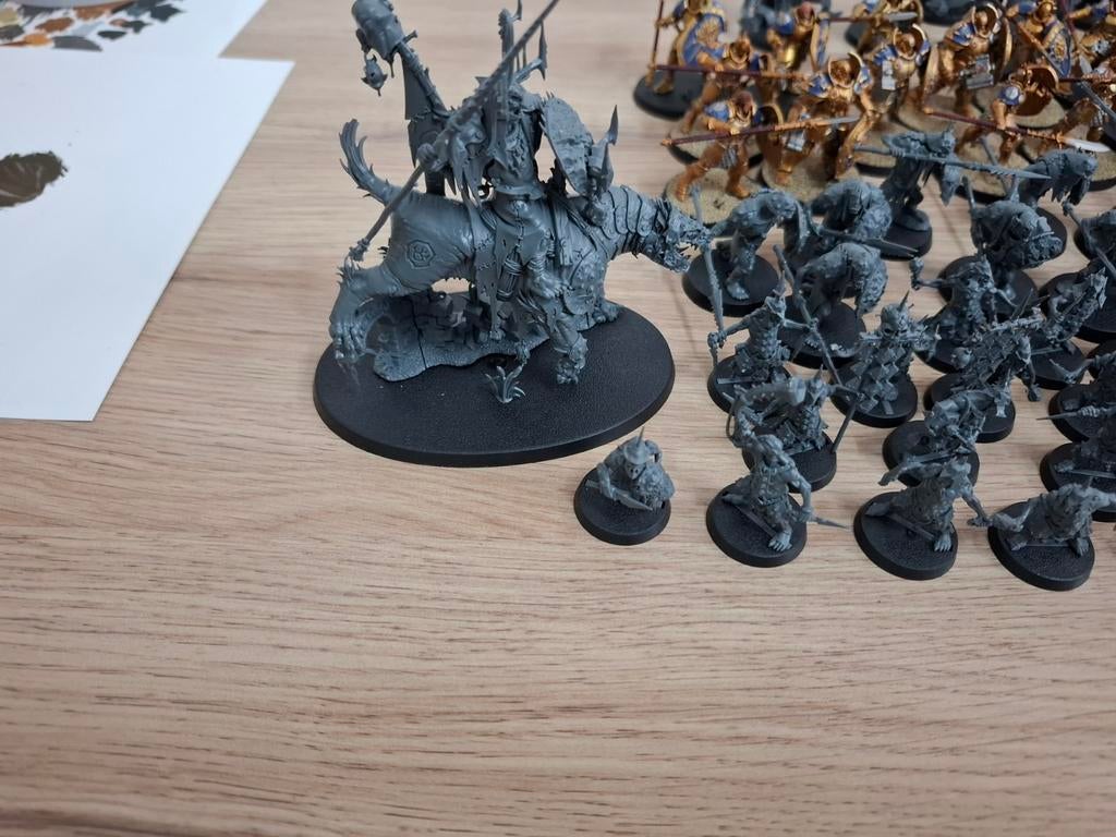 Warhammer Age of Sigmar - Grote collectie miniaturen, Ophalen of Verzenden, 1:35 tot 1:50