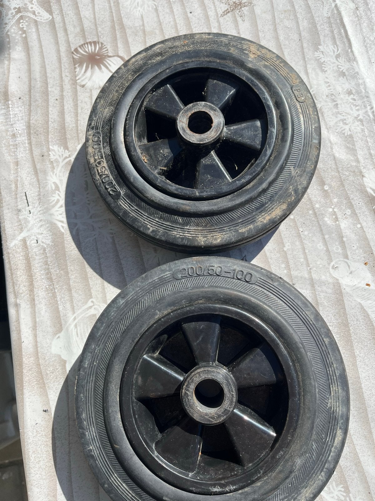 Wielentje 200/50-100 - Set van 2, Ophalen of Verzenden, Gebruikt