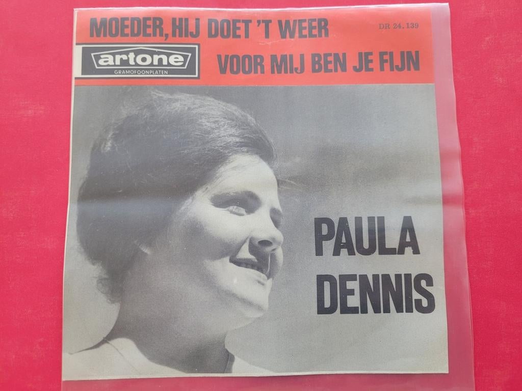 Paula Dennis - Moeder hij doet 't weer ., Cd's en Dvd's, Vinyl | Nederlandstalig, Ophalen, Zo goed als nieuw, Overige formaten