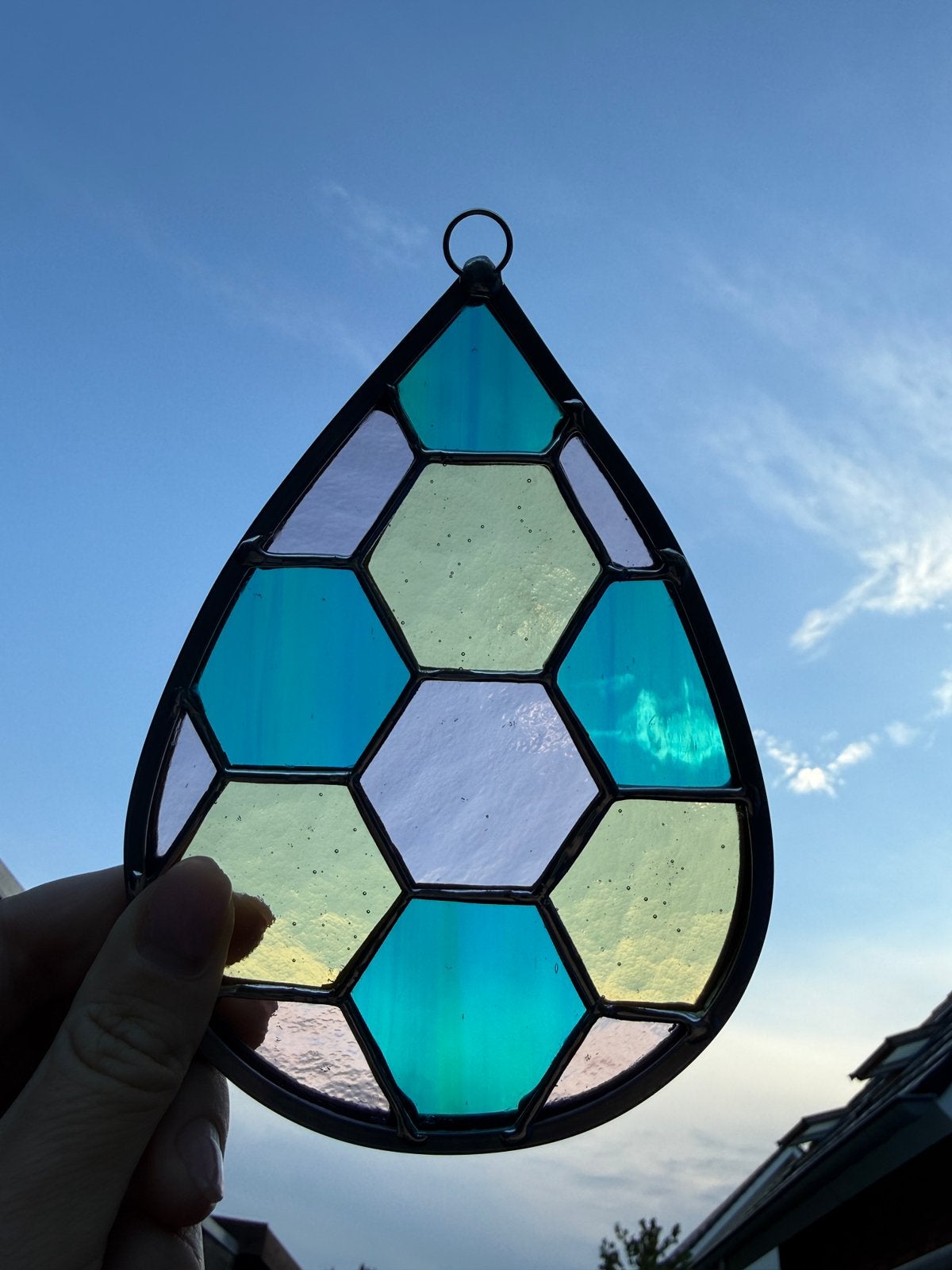 Glas in lood tiffany raamhanger, Ophalen of Verzenden, Nieuw