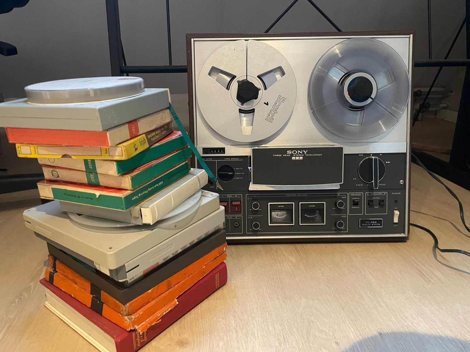Sony Bandrecorder, Ophalen, Bandrecorder