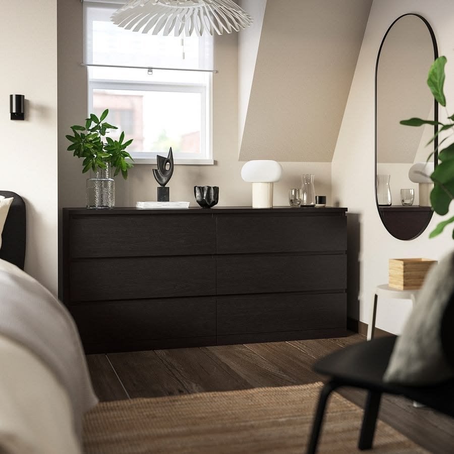 GEZOCHT: Ikea malm ladekast met 6 lades, Ophalen, Gebruikt, 5 laden of meer, 100 tot 150 cm