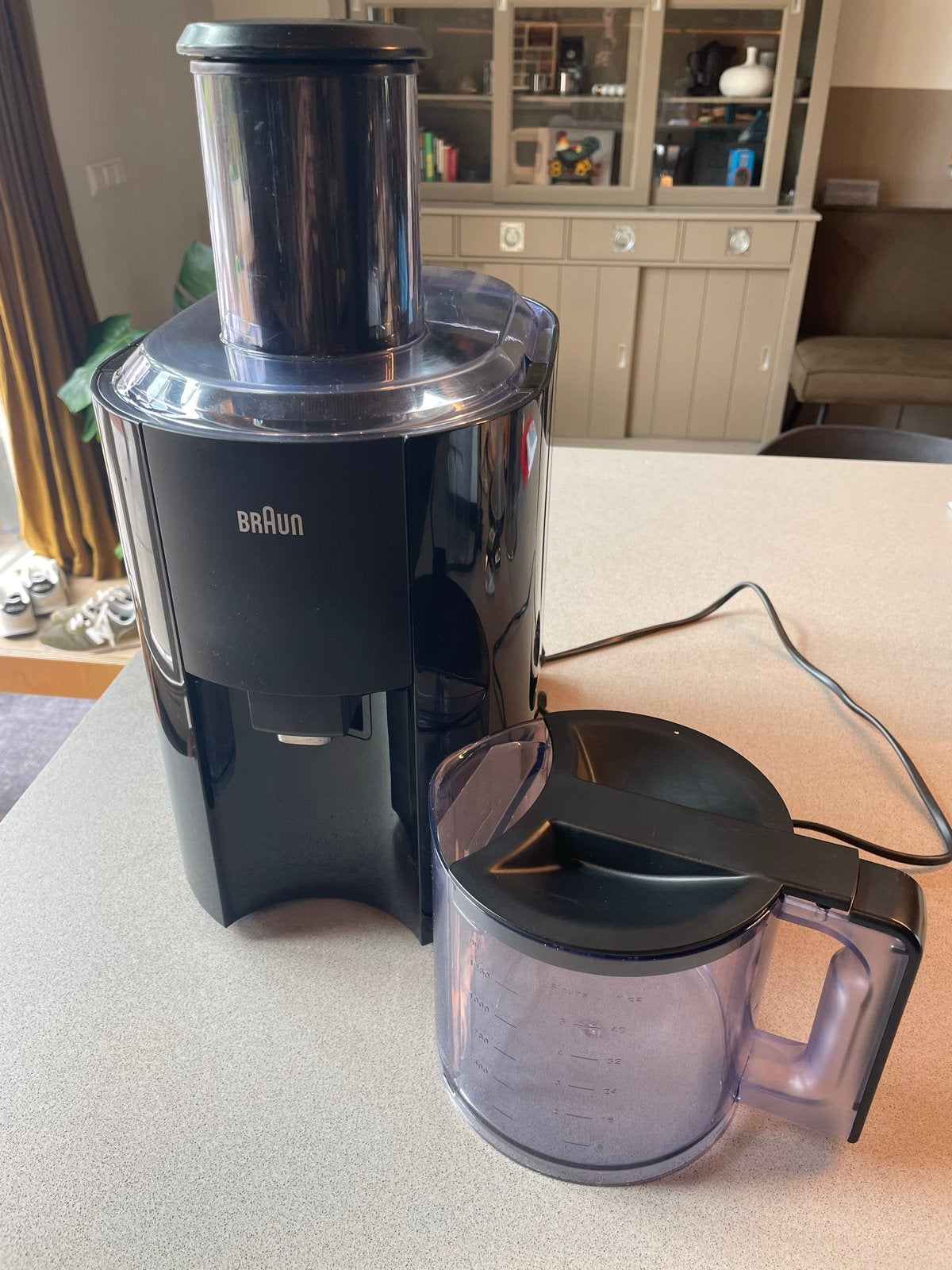 Braun sapcentrifuge J 500 BK, 1 tot 2 liter, Ophalen of Verzenden, Gebruikt, 2 snelheden