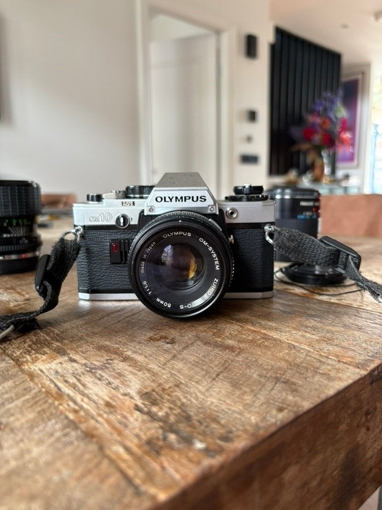 Olympus OM-10 - Analoge Camera, Audio, Tv en Foto, Fotocamera's Analoog, Ophalen of Verzenden, Gebruikt, Compact, Olympus