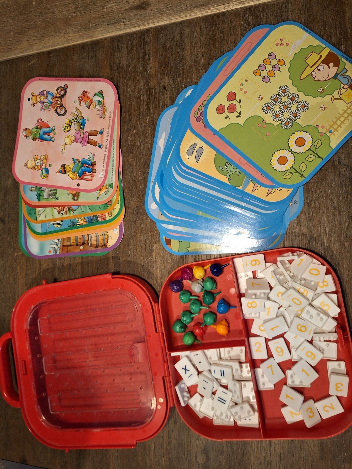 Jumbo koffer rekenen, Kinderen en Baby's, Speelgoed | Educatief en Creatief, Ophalen of Verzenden, Zo goed als nieuw, Rekenen