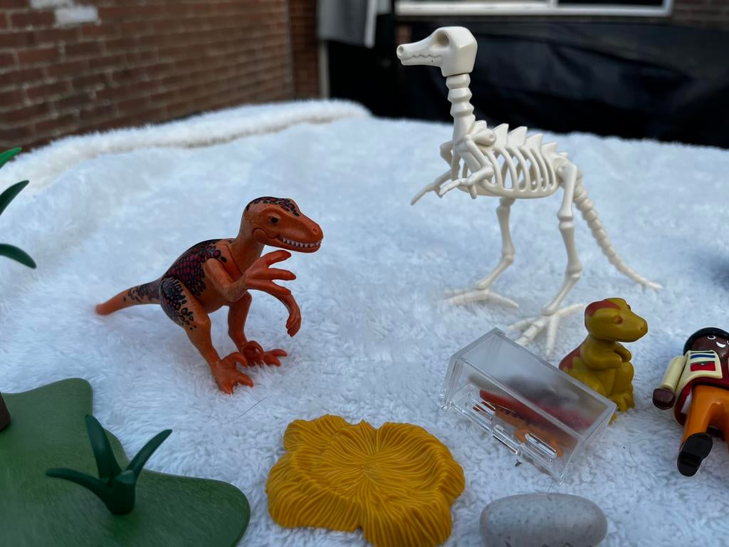 Playmobil 4176 en meer extra’s dinosaurus, Ophalen of Verzenden, Zo goed als nieuw