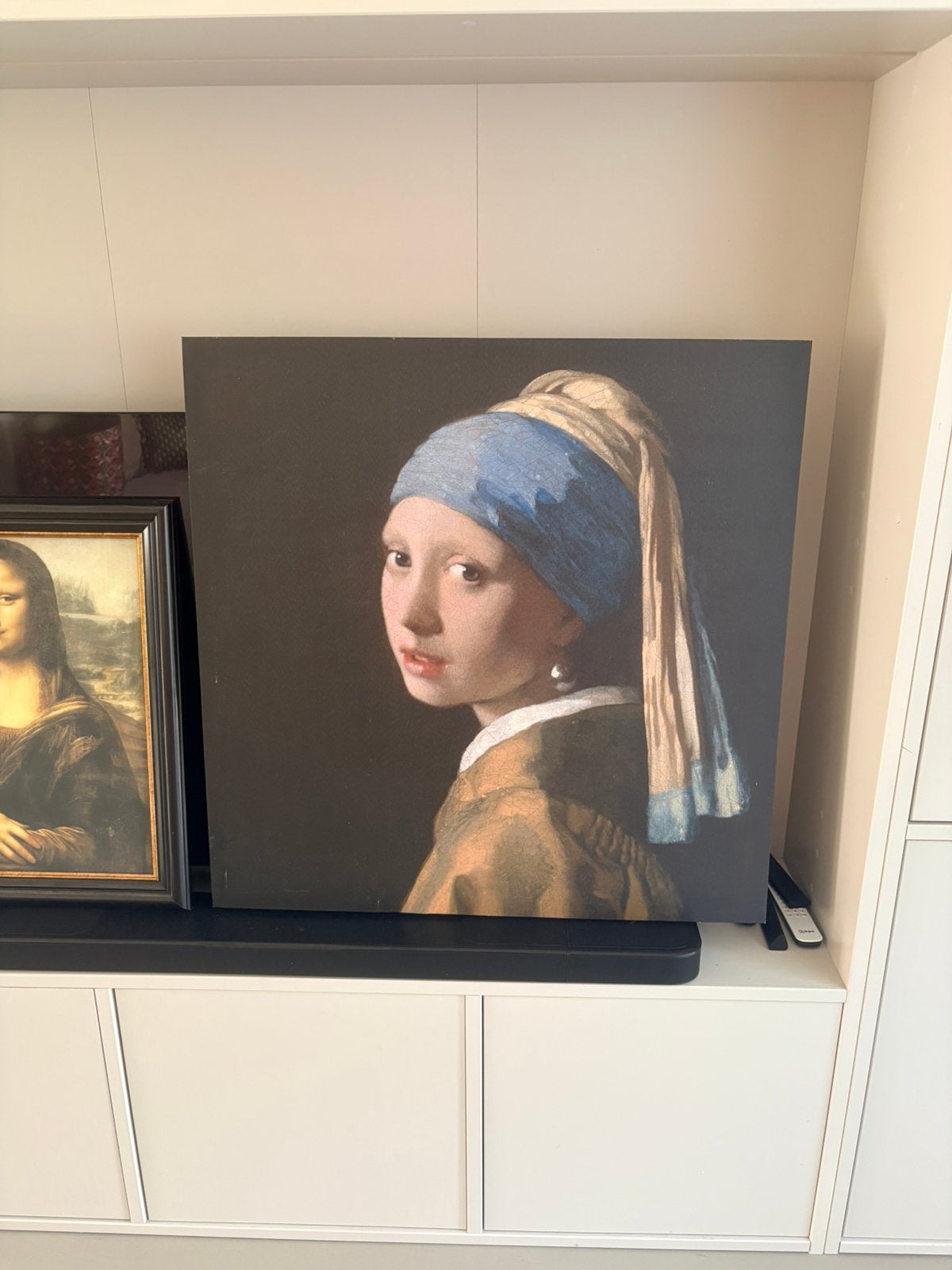 Canvas meisje met de parel, Antiek en Kunst, Ophalen