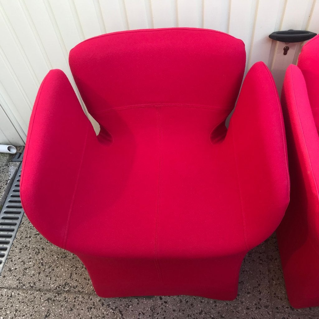 4 Moroso Bloomy bloem tulp tulip fauteuil stoel stoelen, Huis en Inrichting, Ophalen, Gebruikt, Overige kleuren, Nvt