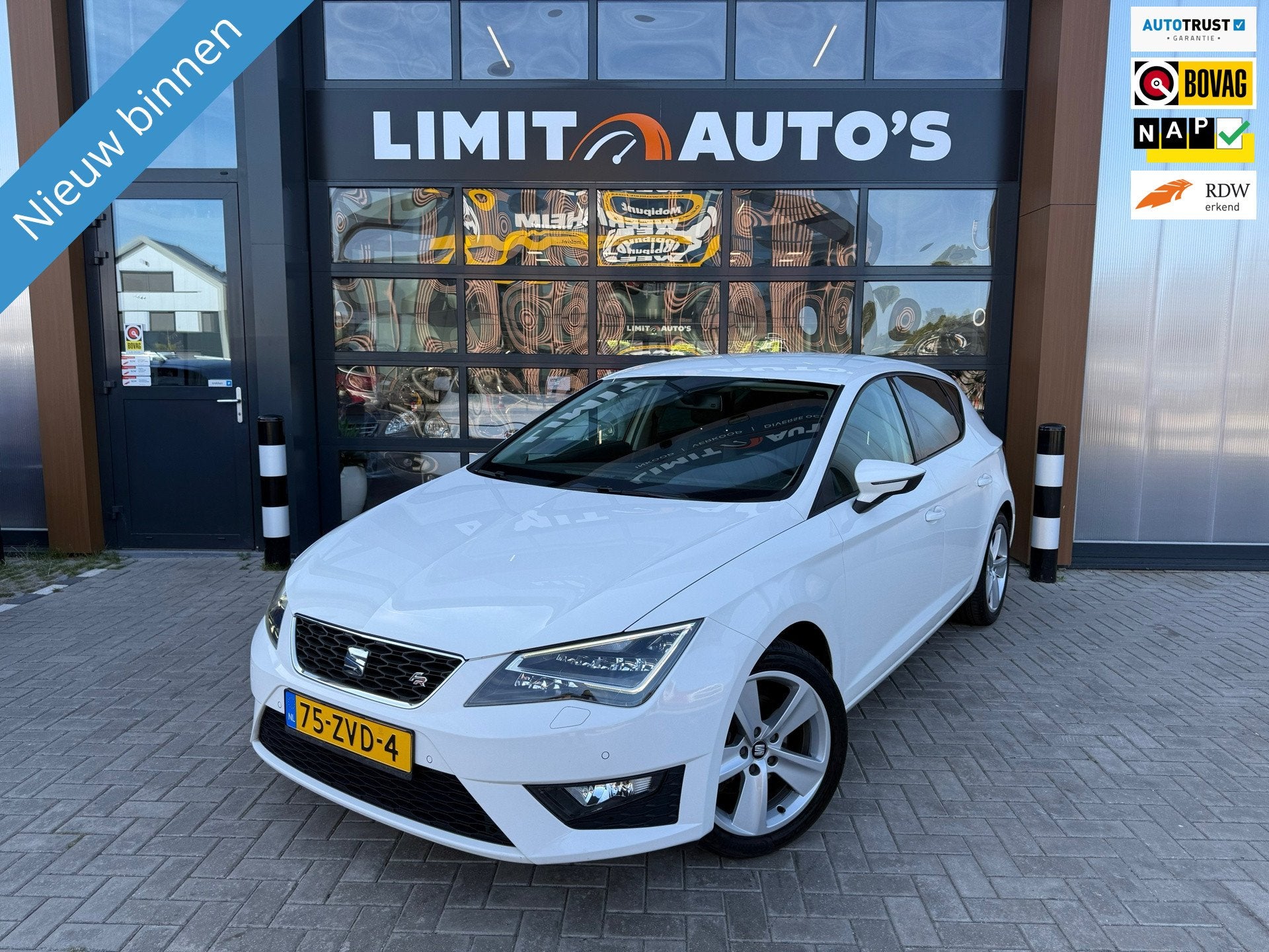 Seat Leon 1.4 TSI FR/Climate/Cruise/Xenon/Pdc v+a/Elek.Ramen, Auto's, Voorwielaandrijving, Gebruikt, 4 cilinders, Parkeersensor