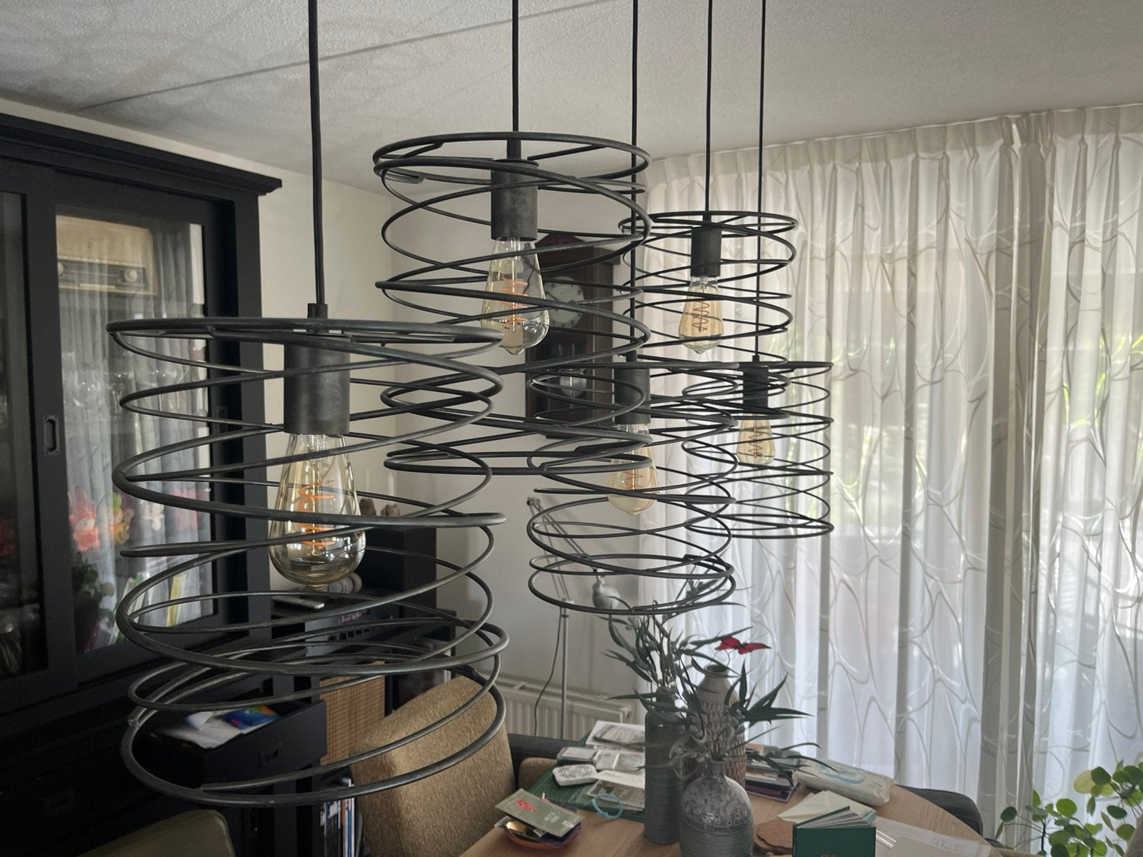 Lamp voor boeven eettafel, Ophalen, Zo goed als nieuw