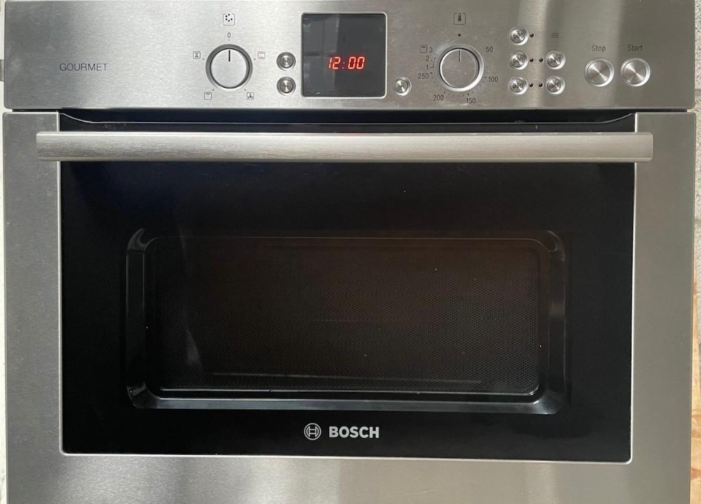 Combi magnetron + heteluchtoven + grill Bosch HBC84K551N, Witgoed en Apparatuur, Ovens, Minder dan 45 cm, Gebruikt, Combi-oven