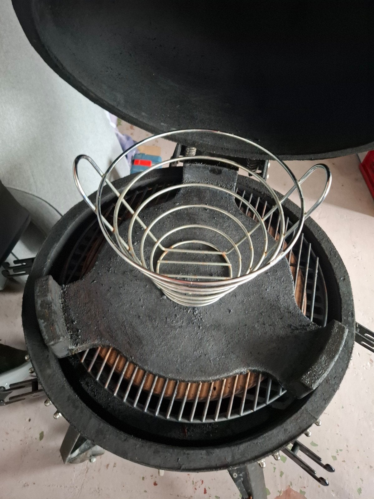 Kolenmand voor Kamado Green Egg - Optimale Temperatuur, Ophalen of Verzenden, Nieuw, Green Egg