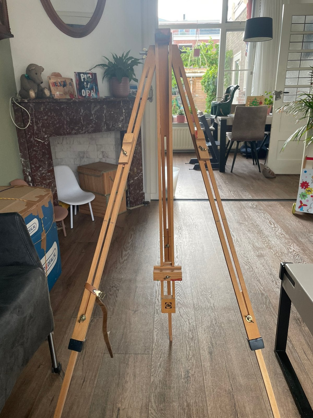 Talens houten schilders ezel, Hobby en Vrije tijd, Ophalen of Verzenden, Zo goed als nieuw, Ezel