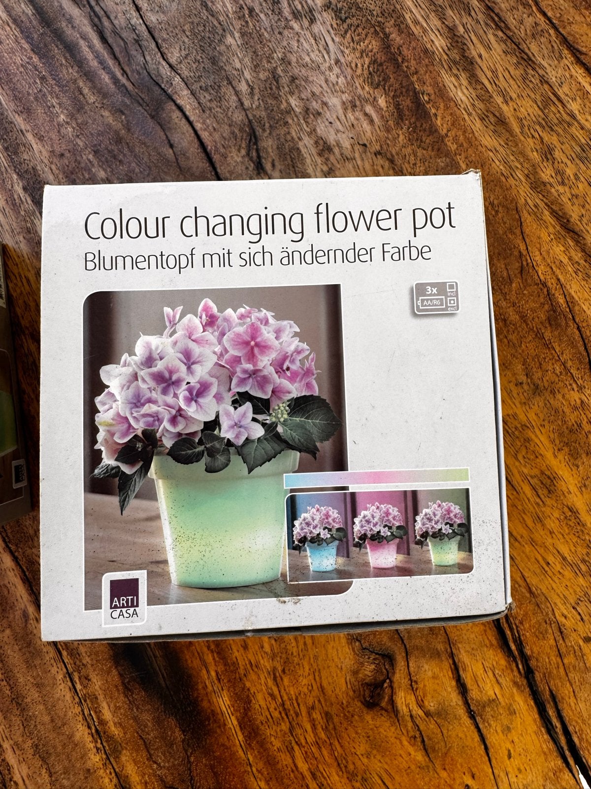 Nieuwe Kleurveranderende Bloempot - Arti Casa, 25 tot 40 cm, Kunststof, Rond, Ophalen of Verzenden