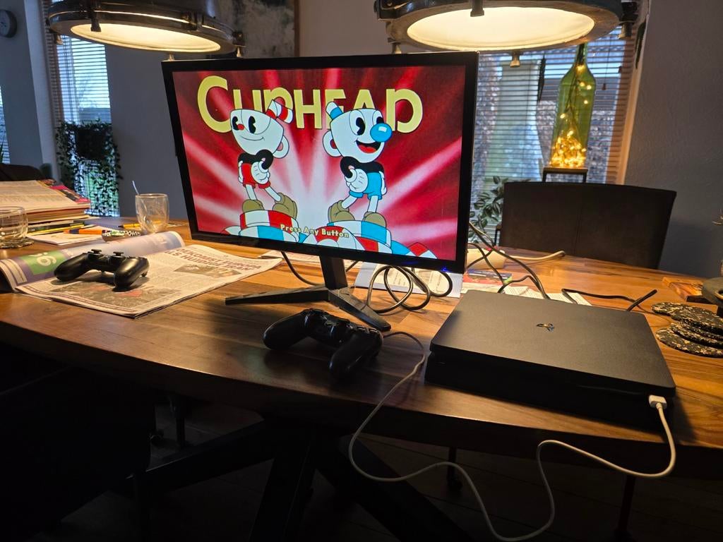 PlayStation 4, Ophalen of Verzenden, Niet werkend, Met 2 controllers