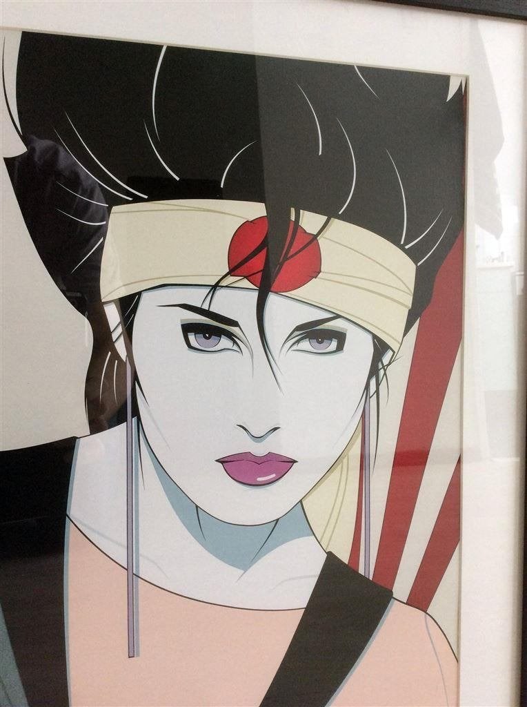 40x50cm Pop Art Patrick Nagel Sushi Girl Affiche Poster, Verzenden, Nieuw, A1 t/m A3, Film en Tv