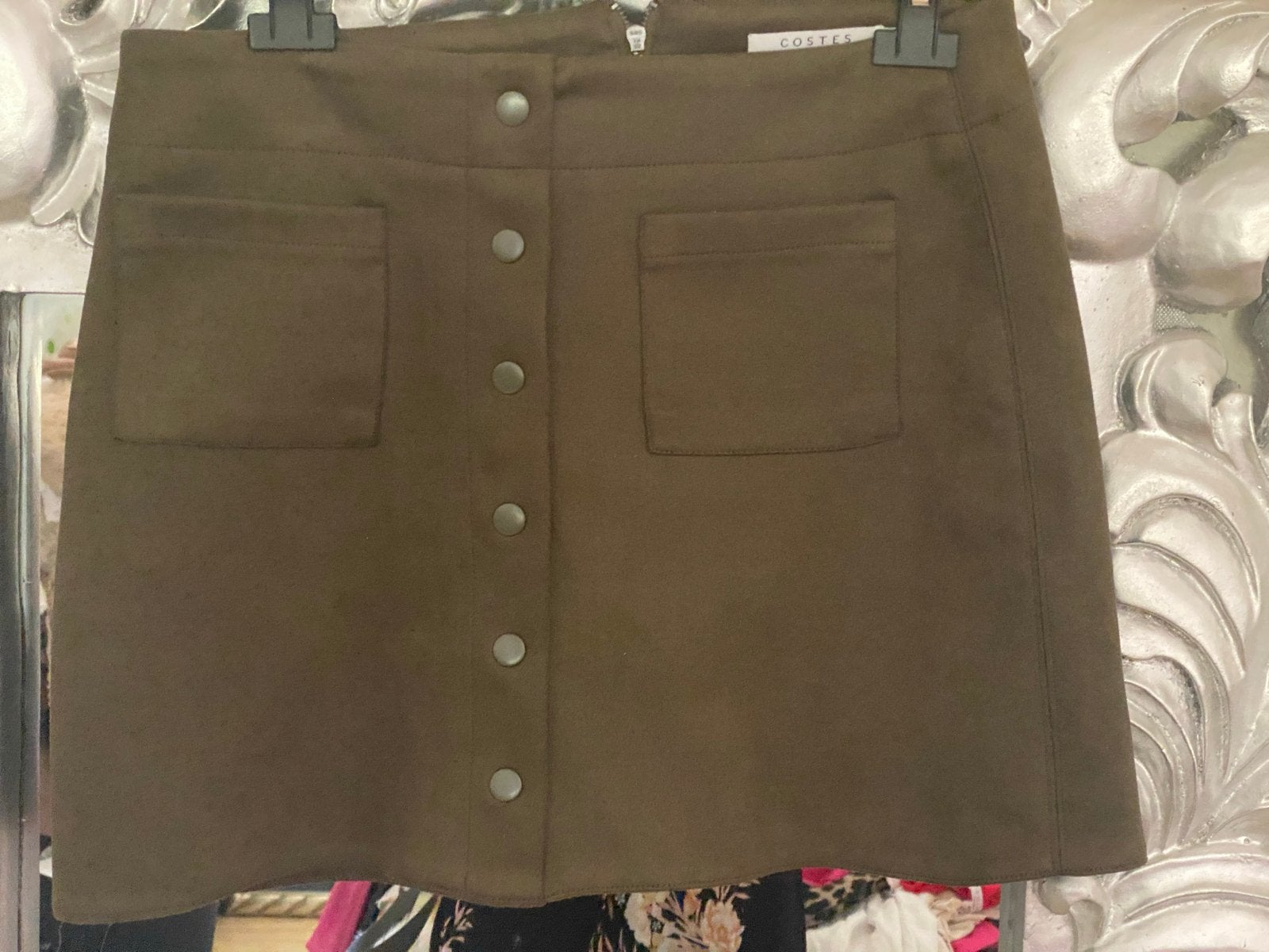 Costes Basic suède look rokje maat M, Maat 38/40 (M), Ophalen of Verzenden, Zo goed als nieuw, Boven de knie