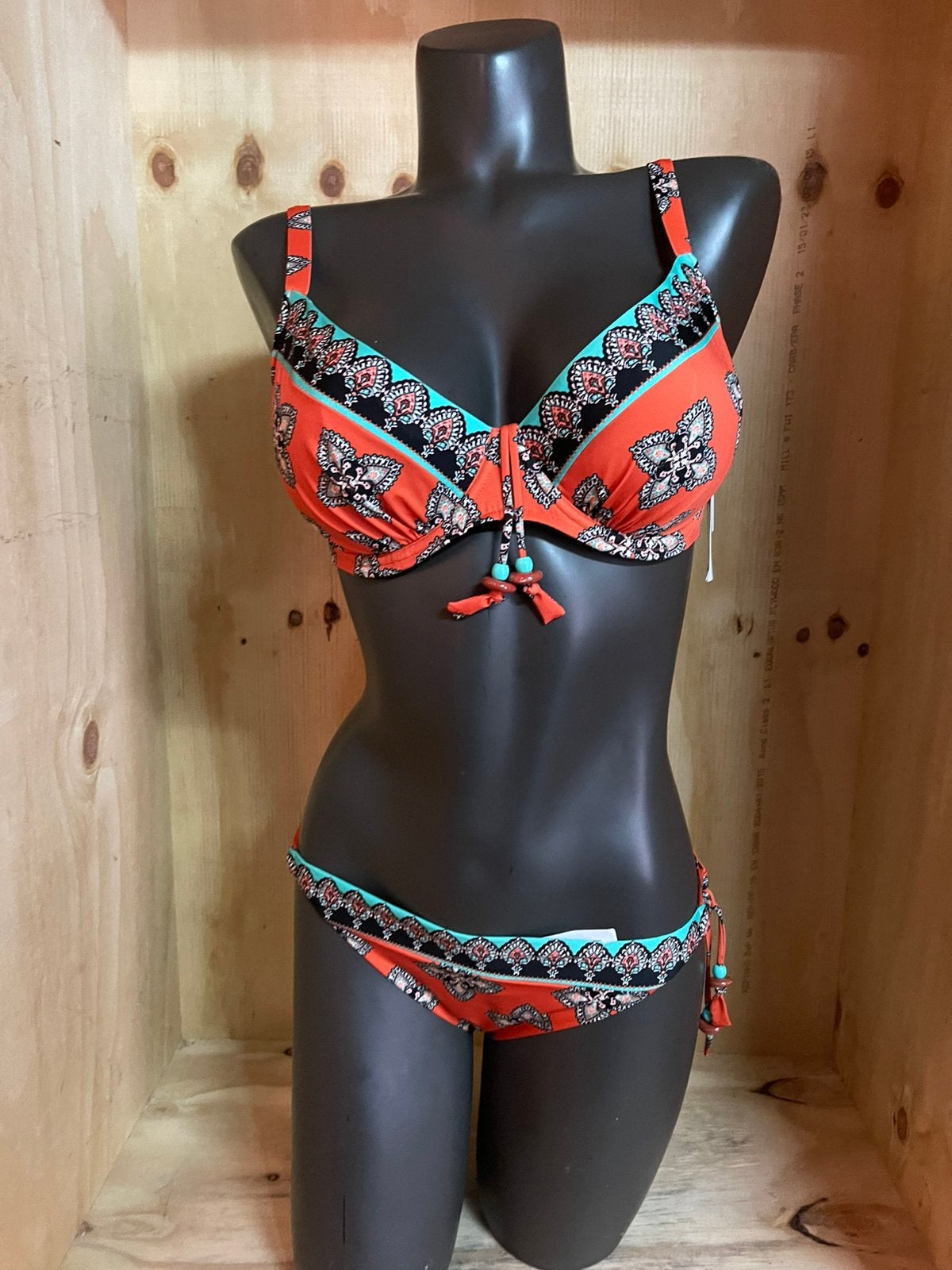 Chantelle bikini maat 85d strik slip  42, Kleding | Dames, Badmode en Zwemkleding, Verzenden, Nieuw, Meerkleurig, Bikini