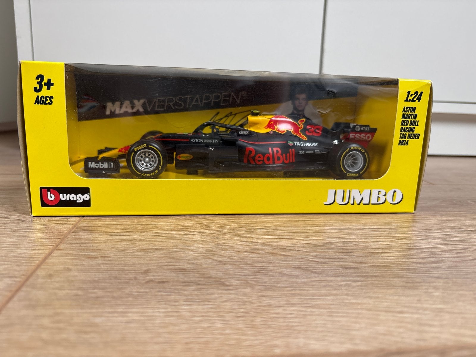 Burago Max Verstappen Red Bull Racing F1 Auto 1:24, Ophalen of Verzenden, Nieuw, Auto, Overige merken