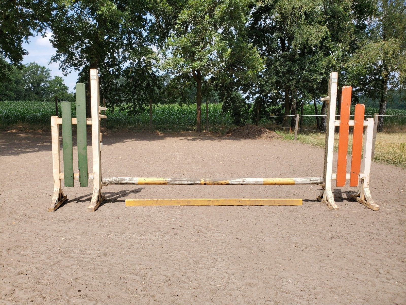 Hindernissen springen staanders spring materiaal, Dieren en Toebehoren, Paarden en Pony's | Overige Paardenspullen, Ophalen, Gebruikt