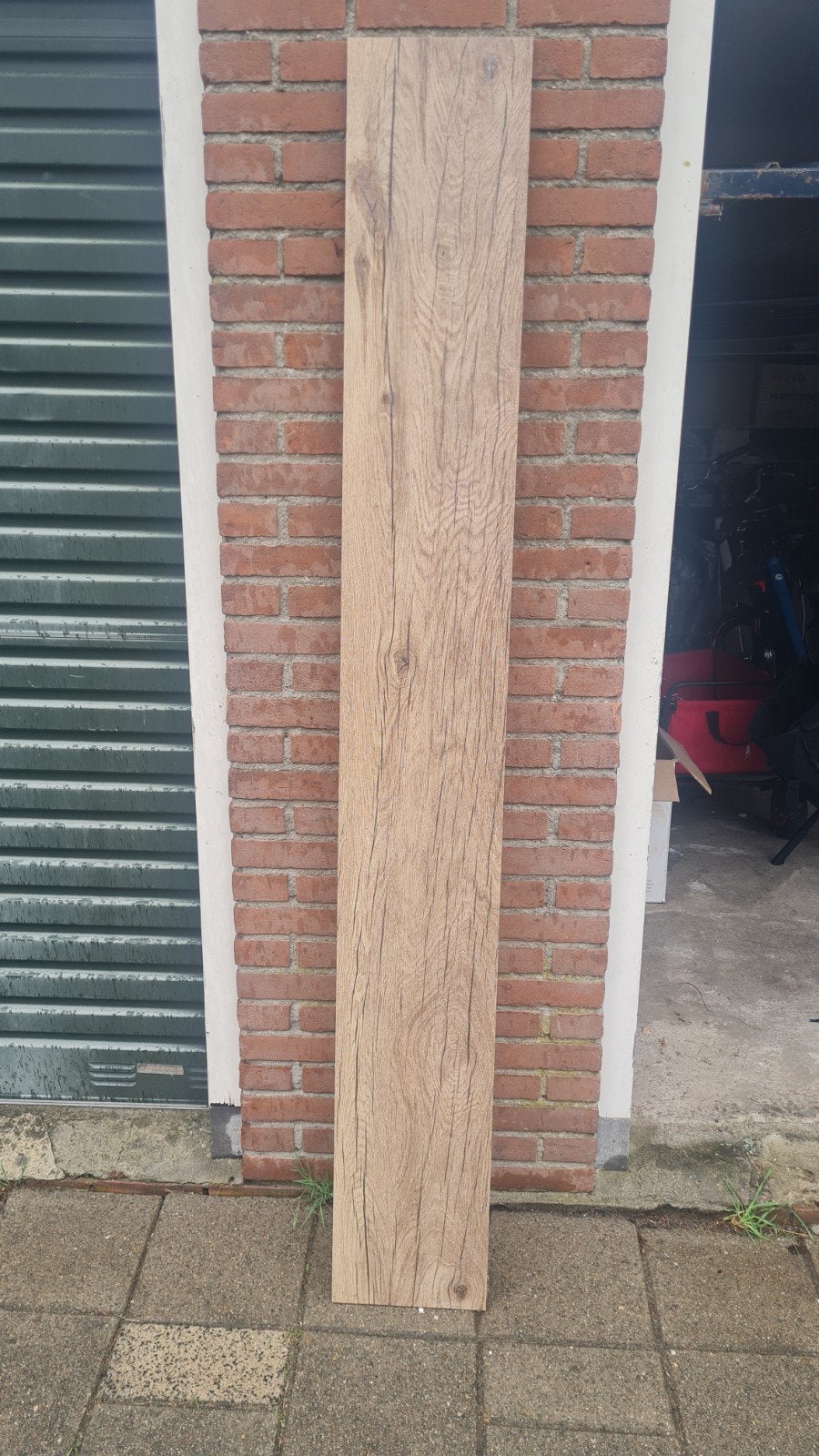 6 ABK Crosswood Coal tegels (ca. 3 m2), ongebruikt, Ophalen, Zo goed als nieuw, Minder dan 25 mm, 200 tot 250 cm