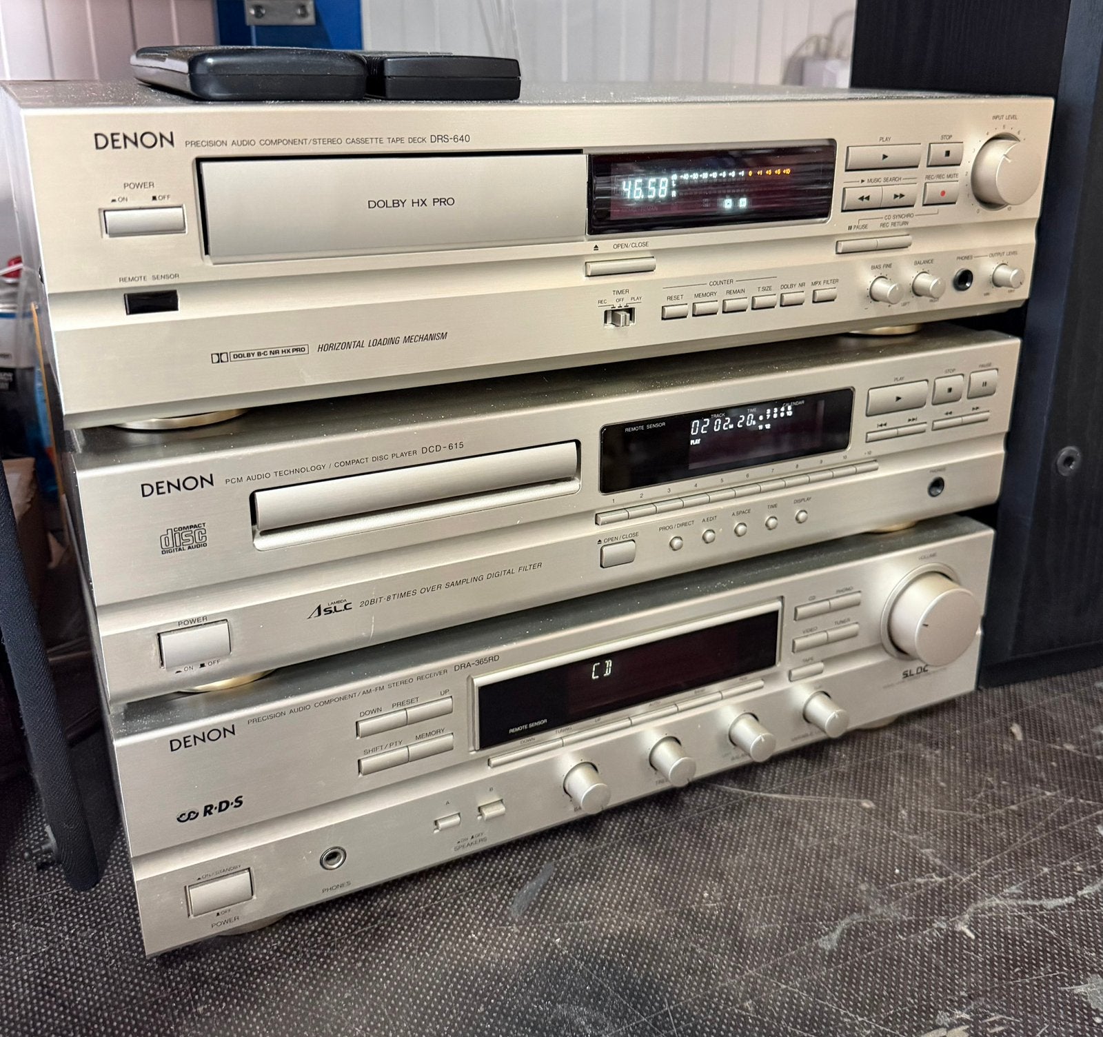 Prachtige in nieuwstaat verkerende Denon Set + Boxen, Ophalen, Zo goed als nieuw, Speakers, Denon