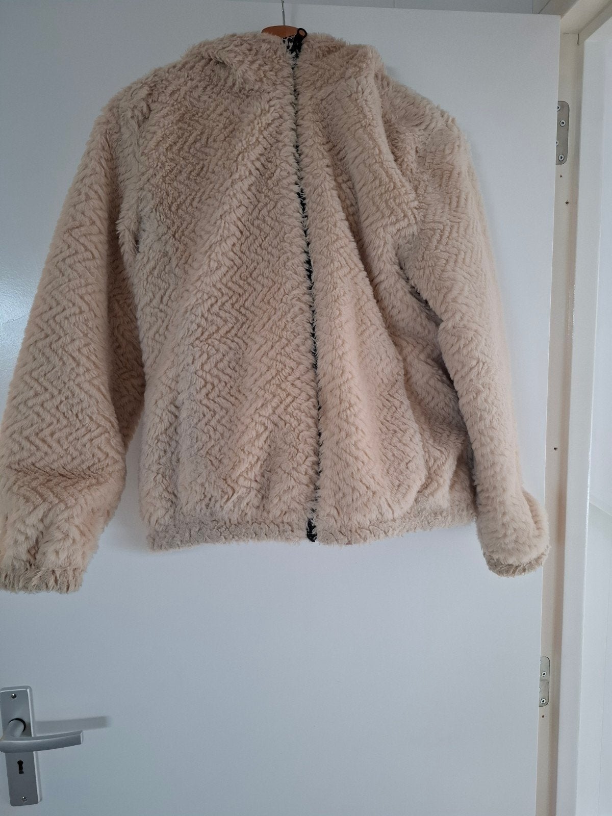 Omkeerbare Meidenwinterjas Maat 158/164, Ophalen of Verzenden, Gebruikt, Meisje, Jas