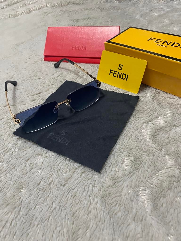 Fendi zonnebril, Overige merken, Zonnebril, Zwart, Nieuw