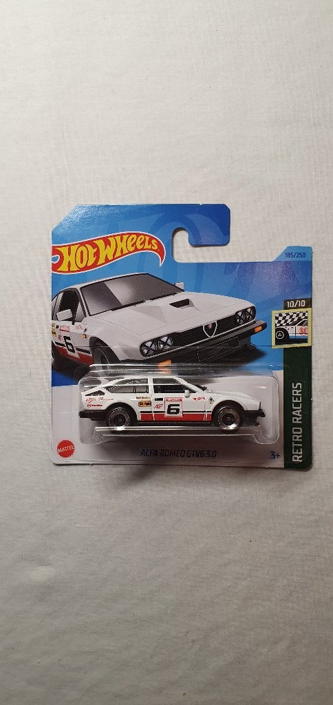 Hot wheels Alfa Romeo GTV6 3.0 wit, Ophalen of Verzenden, Nieuw, Auto