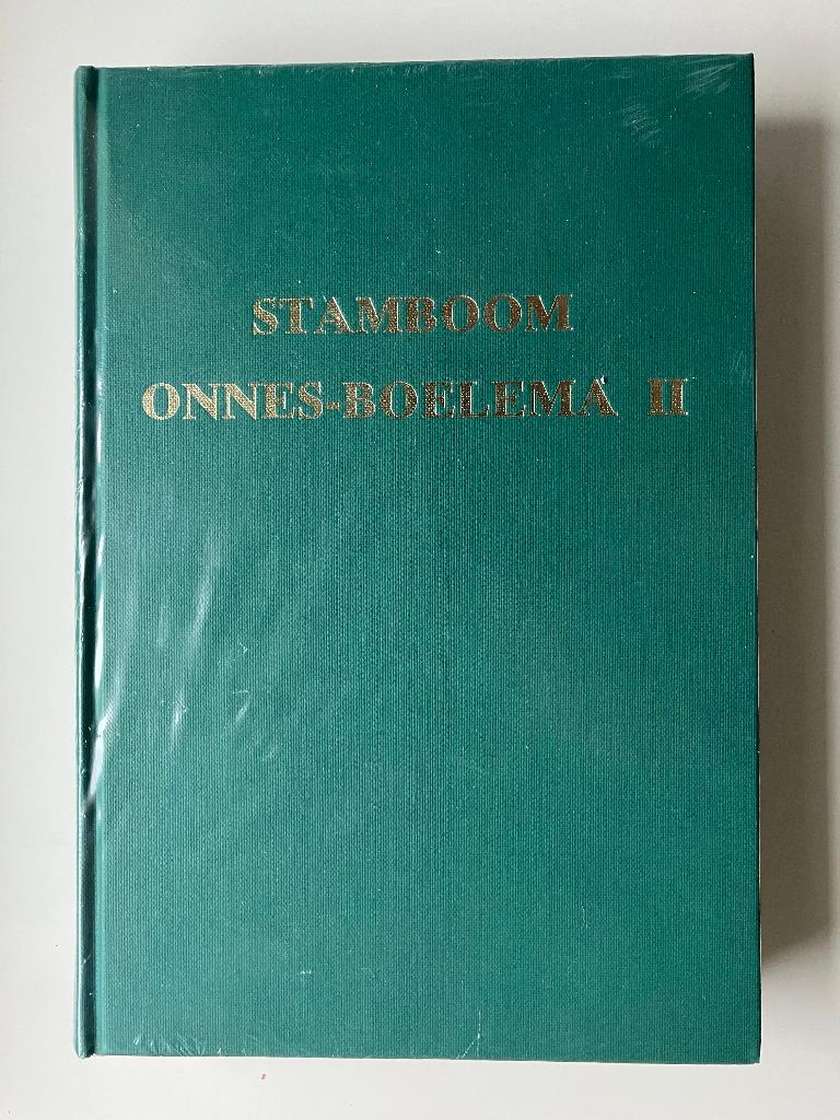 Stamboom Onnes-Boelema II, Ophalen of Verzenden, Nieuw, T. P. E. de Klerck(red.)