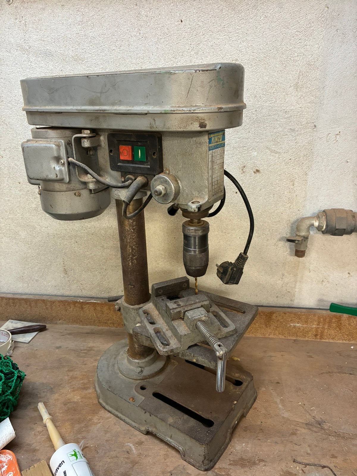 Kleine kolomboormachine Kinzo, Ophalen, Zo goed als nieuw, Kolomboormachine